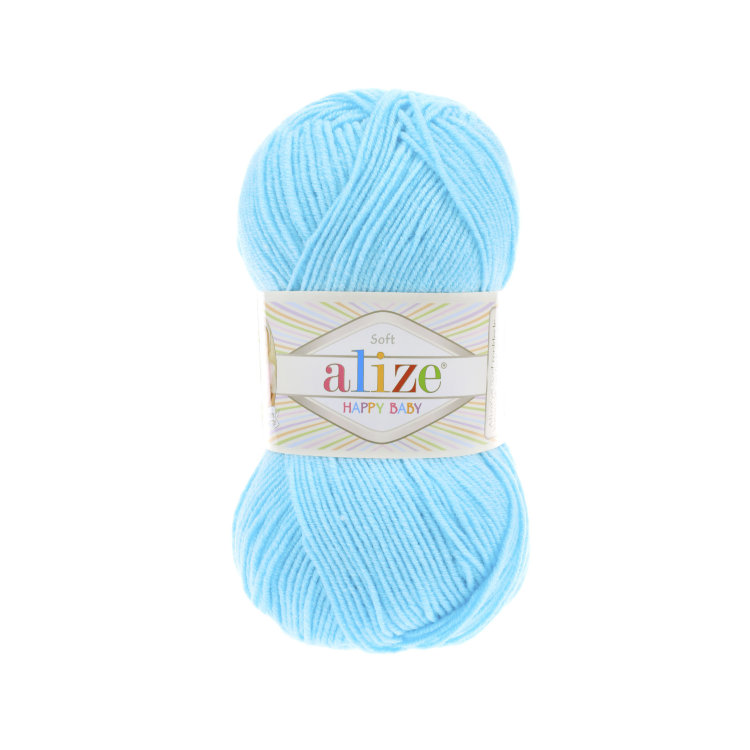 

Пряжа Alize Happy Baby, цвет: 128 морская вода, 350 м, 100 г (5 мотков) 5 шт., Happy Baby
