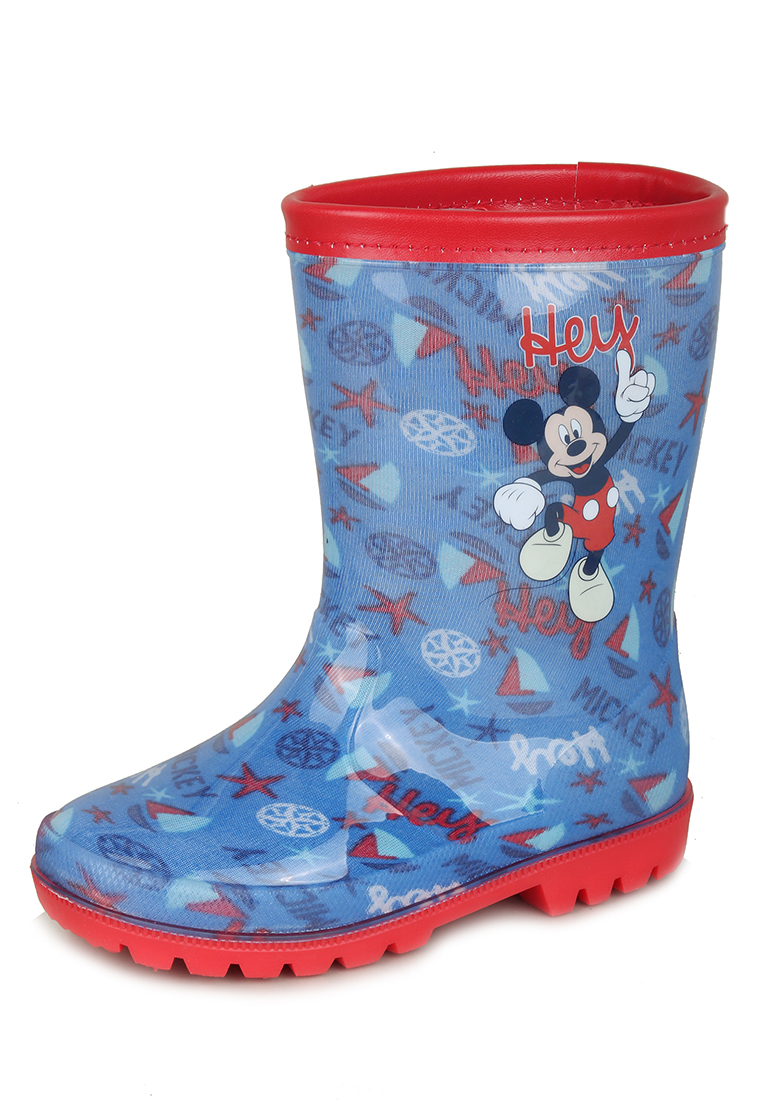фото Резиновые сапоги детские mickey mouse, цв.синий р.28