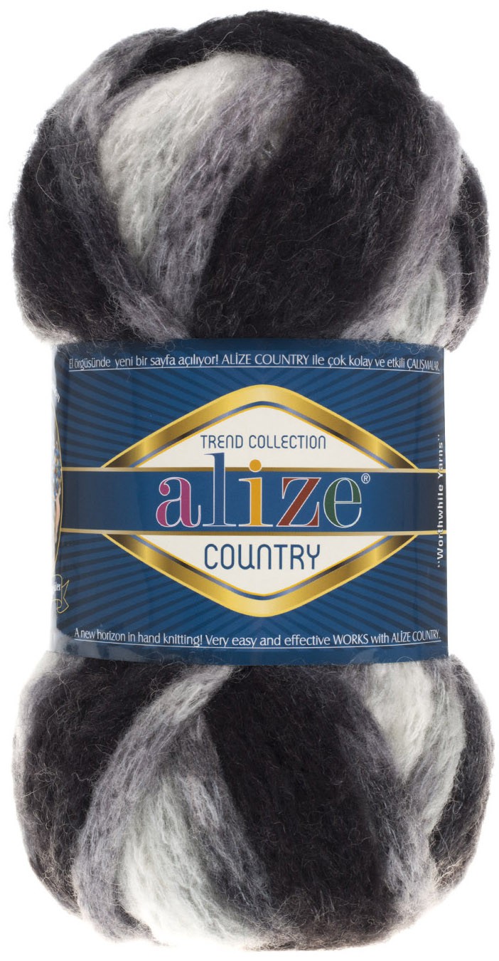 

Пряжа Alize Country, цвет: 5453 день и ночь, 34 м, 100 г (5 мотков) 5 шт.