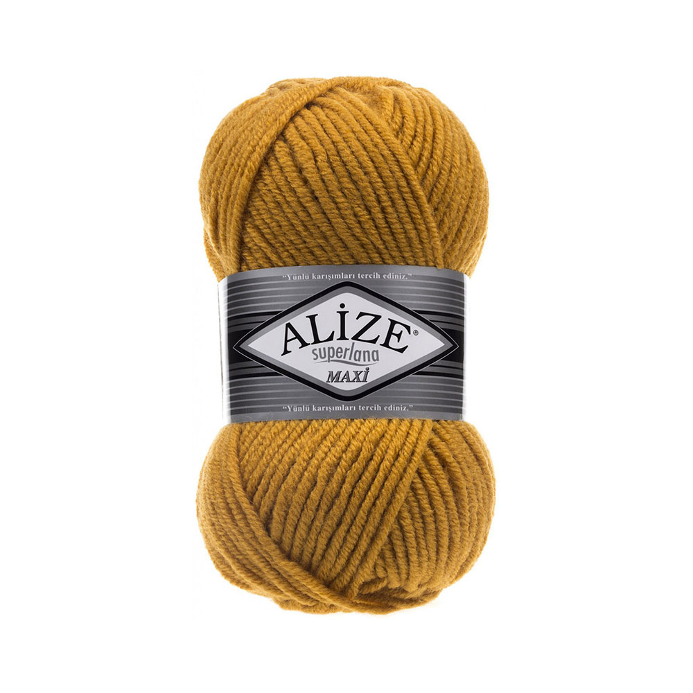 

Пряжа Alize 364131 Superlana maxi 2 оранжевый, Superlana maxi