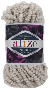 

Пряжа Alize 499316 Fashion boucle 152 бежевый меланж, Fashion boucle
