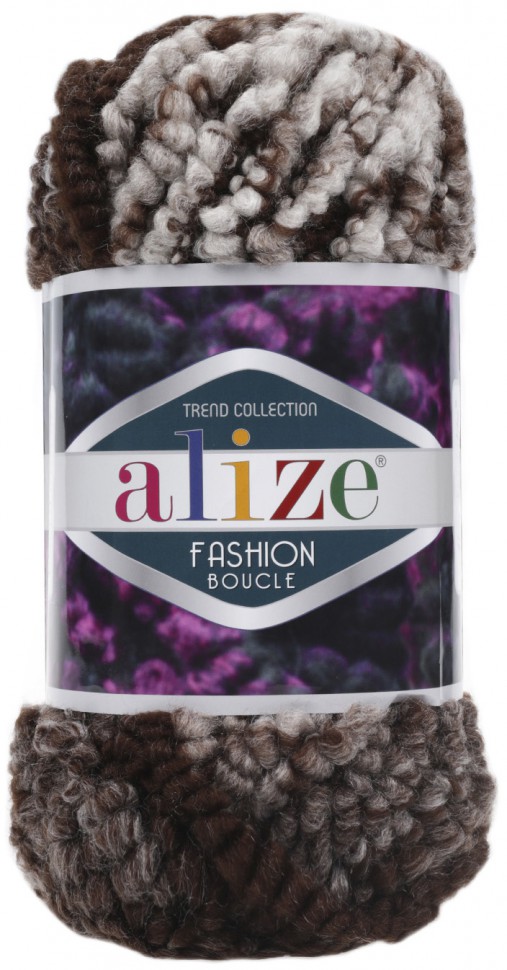 

Пряжа Alize 499316 Fashion boucle 5575 беж-белый, Fashion boucle