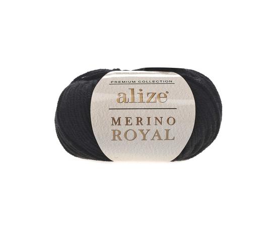 

Пряжа ALIZE Merino Royal 50г, 100м (100% шерсть) (60 чёрный), 10 мотков, Merino Royal