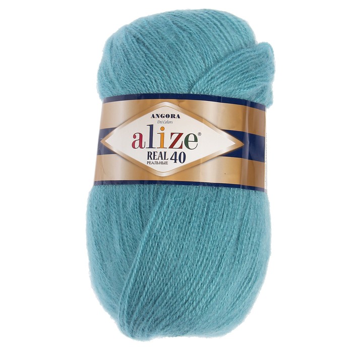 

Пряжа Alize "Angora real 40", цвет: 164 лузурный, 480 м, 100 грамм