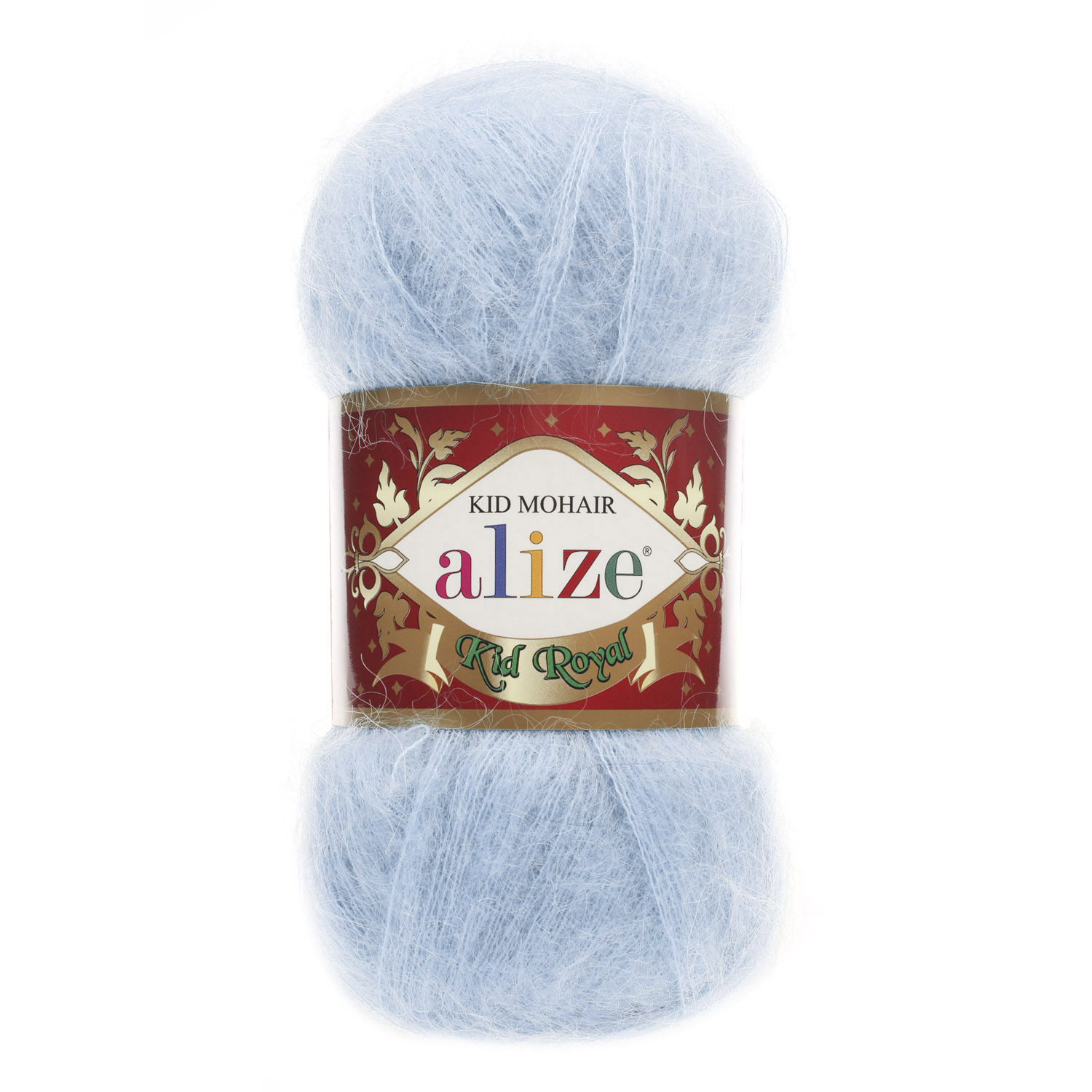 

Пряжа Alize 551573 Kid royal 183 светло-голубой, Kid royal