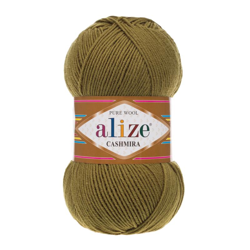 

Пряжа ALIZE "Cashmira", цвет: 233 зеленая черепаха, 300 м, 100 грамм