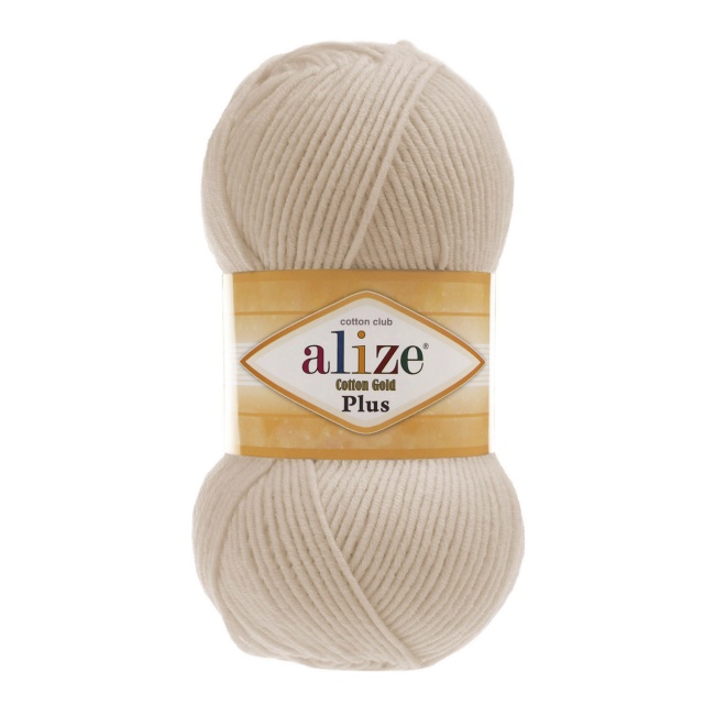 

Пряжа Alize "Cotton gold", цвет: 152 бежевый меланж, 330 метров, 100 грамм