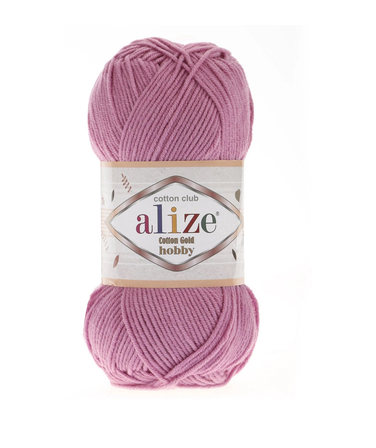 

Пряжа Alize "Cotton Gold Hobby", цвет: 98 розовый, 165 м, 50 грамм