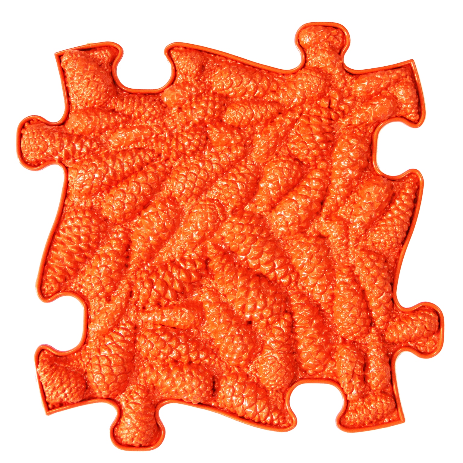 фото Модульный коврик играпол шишки большой оранжевый