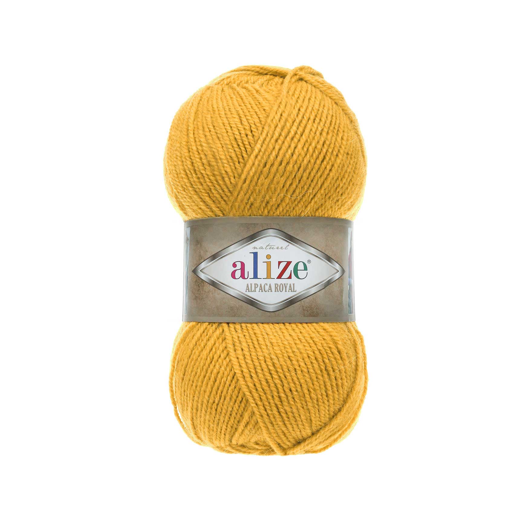 

Пряжа Alize "Alpaca royal", цвет: 02 шафран, 250 м, 100 грамм