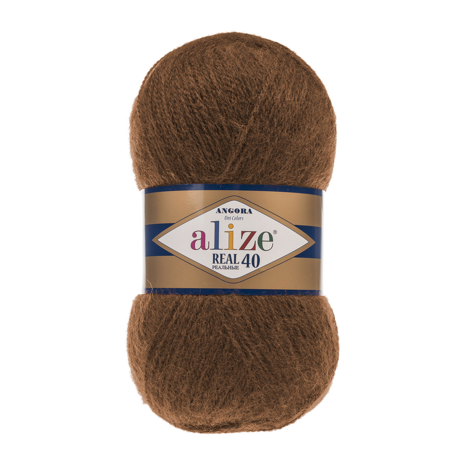 

Пряжа Alize "Angora real 40", цвет: 690 кирпичный меланж, 480 м, 100 грамм