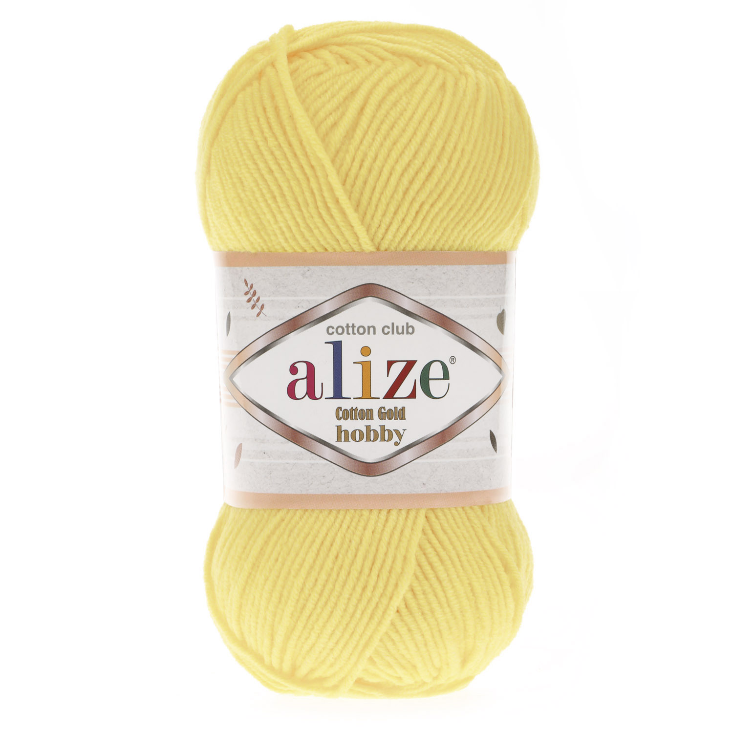 

Пряжа Alize 7725809 Cotton Gold Hobby 187 светлый лимон, Cotton Gold Hobby