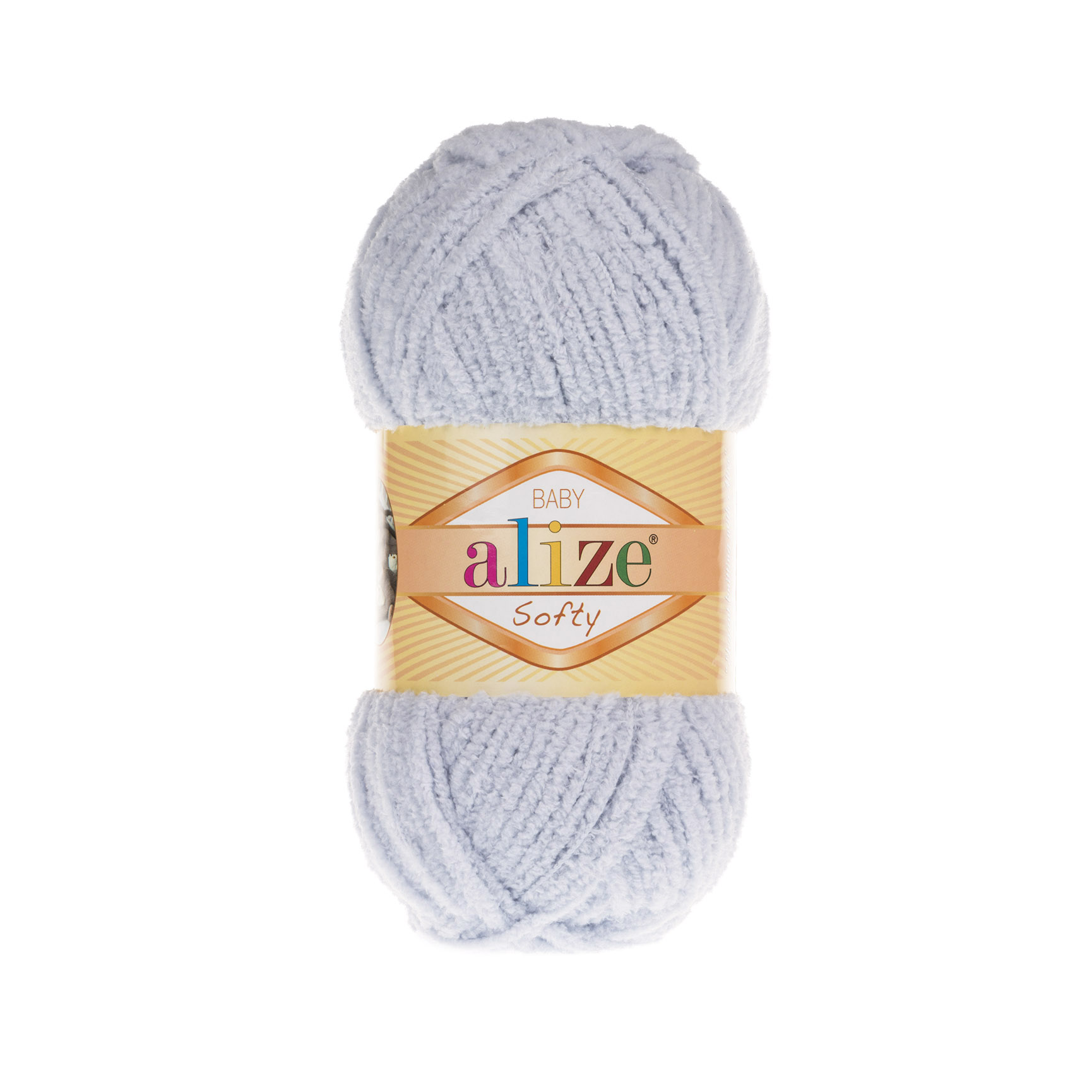 

Пряжа Alize 694530 Softy 416 серый, Softy