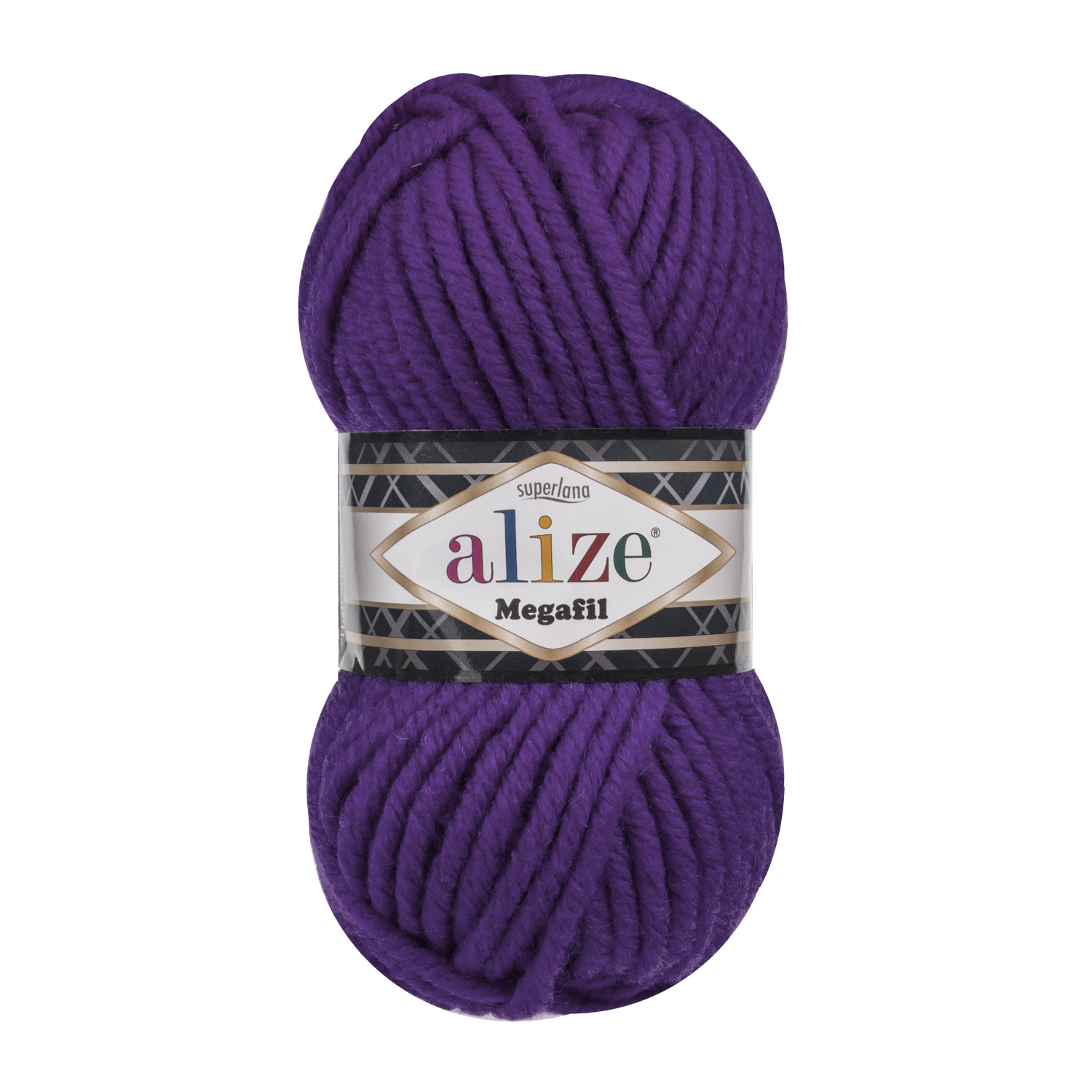 

Пряжа Alize SUPER.MG.111 Superlana Megafil 111 сливовый, Superlana Megafil
