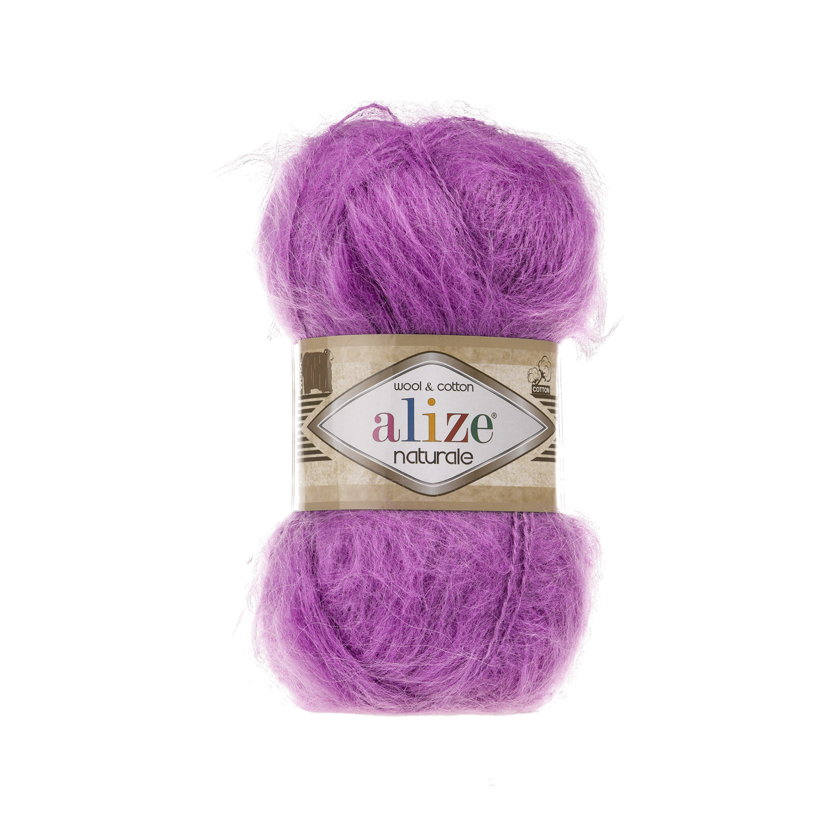 

Пряжа Alize NATURALE.046 Naturale 046 сиреневый, Naturale