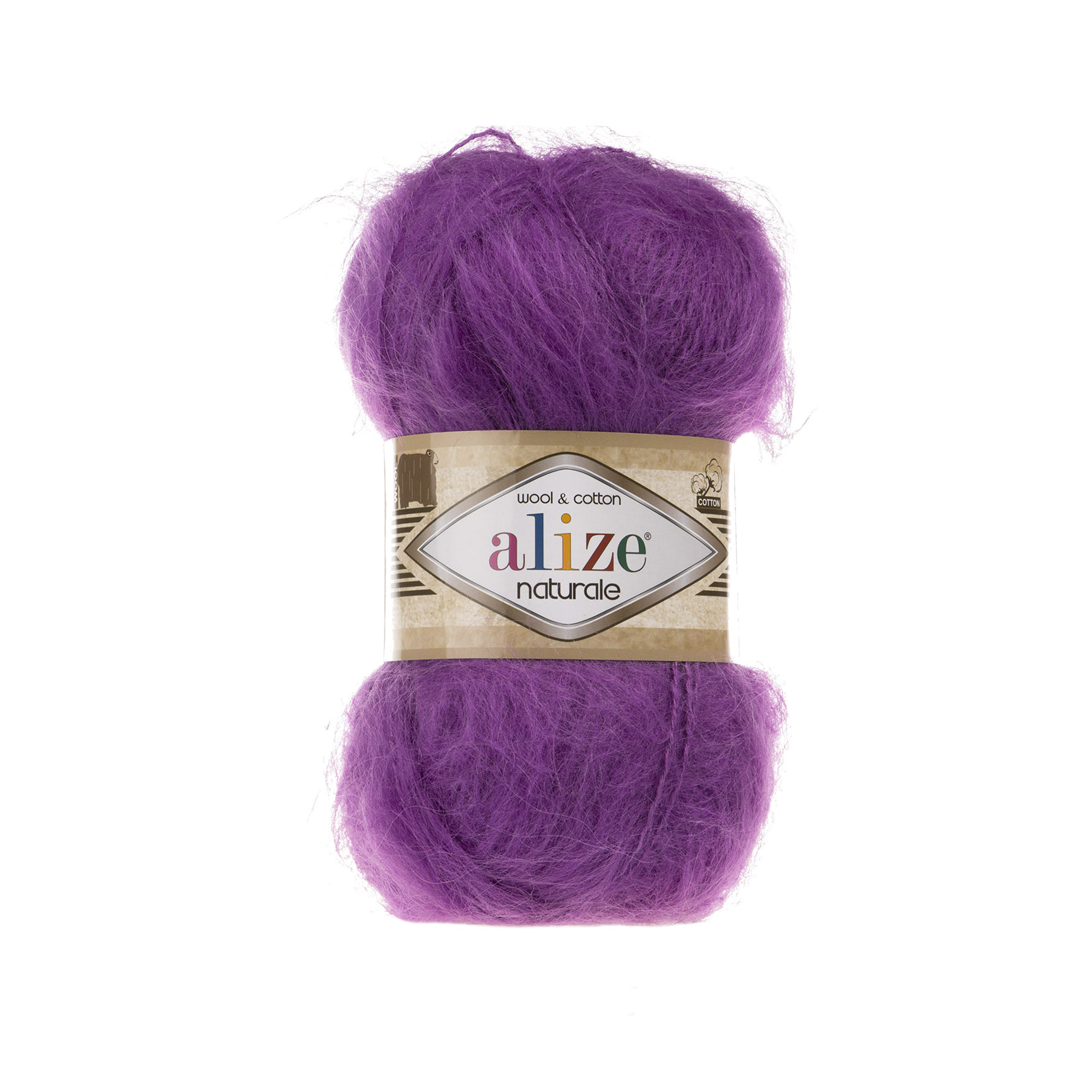 

Пряжа Alize 7723819 Naturale 206 пурпурный, Naturale