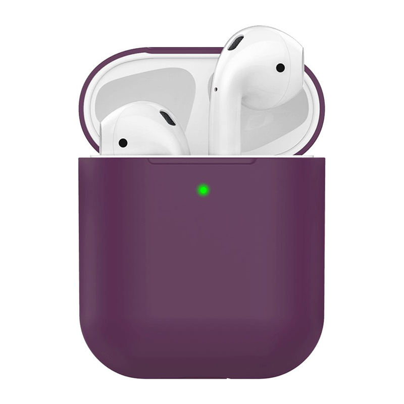 фото Чехол deppa для apple airpods 2/ airpods ultra slim burgundy d-47041