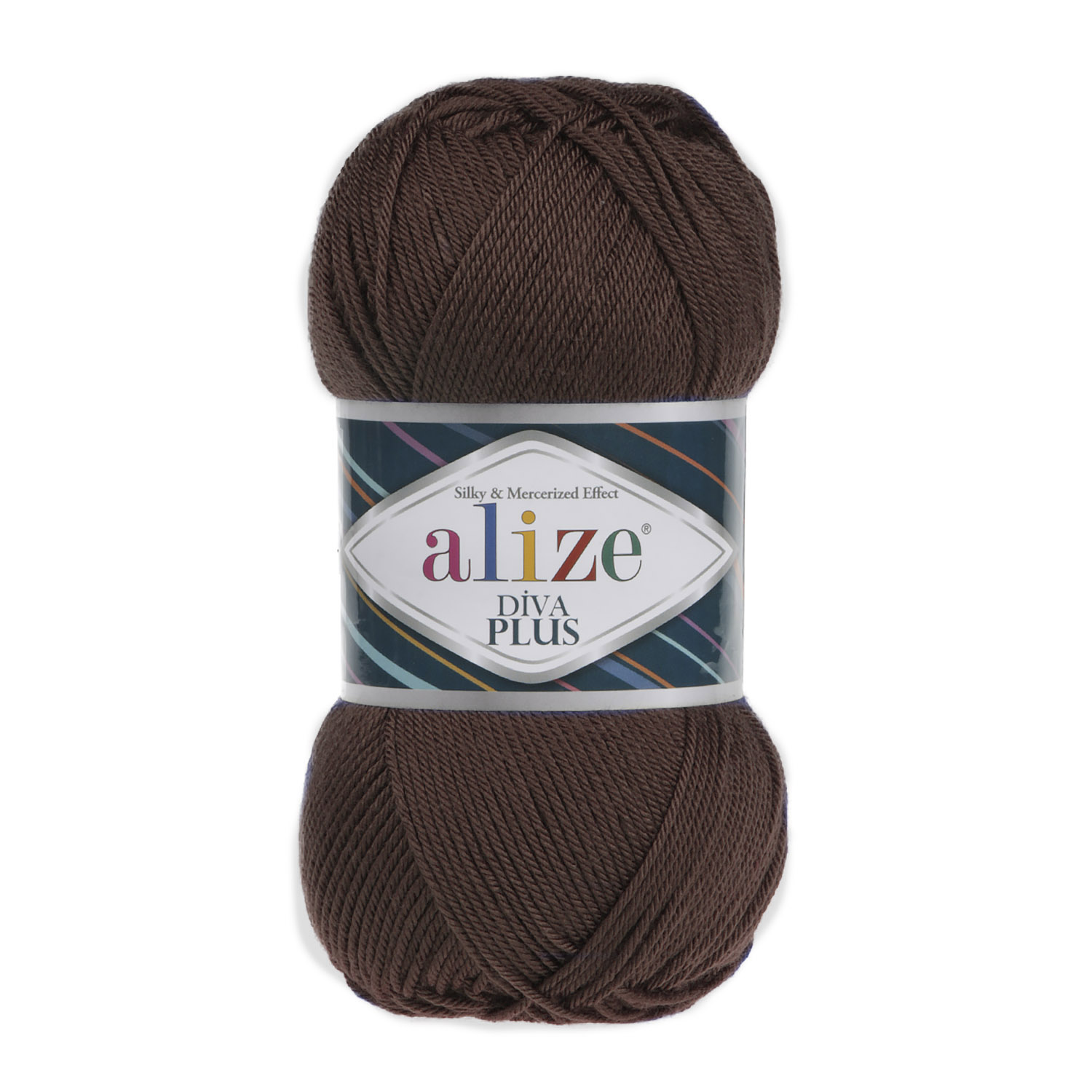 

Пряжа Alize Diva Plus, цвет: 26 коричневый, 220 м, 100 грамм