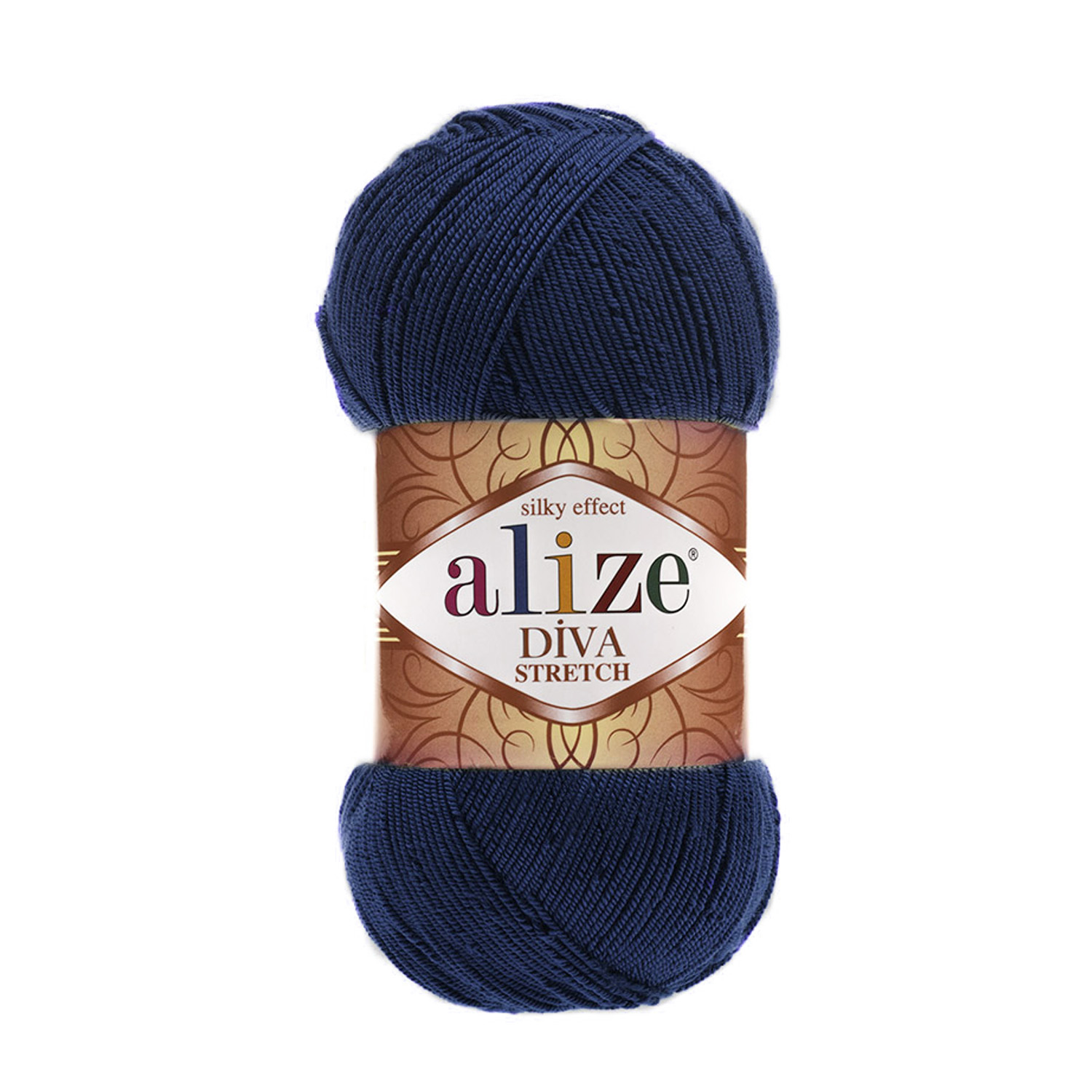 

Пряжа Alize "Diva stretch", 400 метров, 5 мотков по 100 грамм, цвет: 361 тёмно-синий