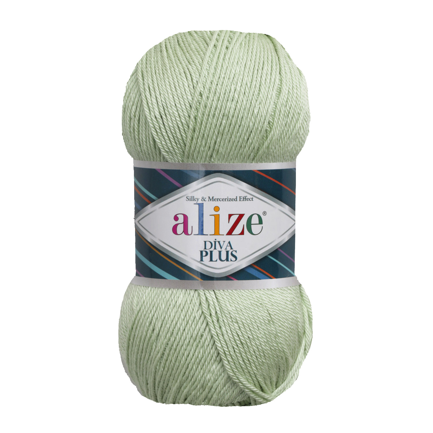 

Пряжа ALIZE 'Diva Plus', 100г 220м (100% микрофибра акрил) (375 зелёная мята), 5 мотков, Diva Plus