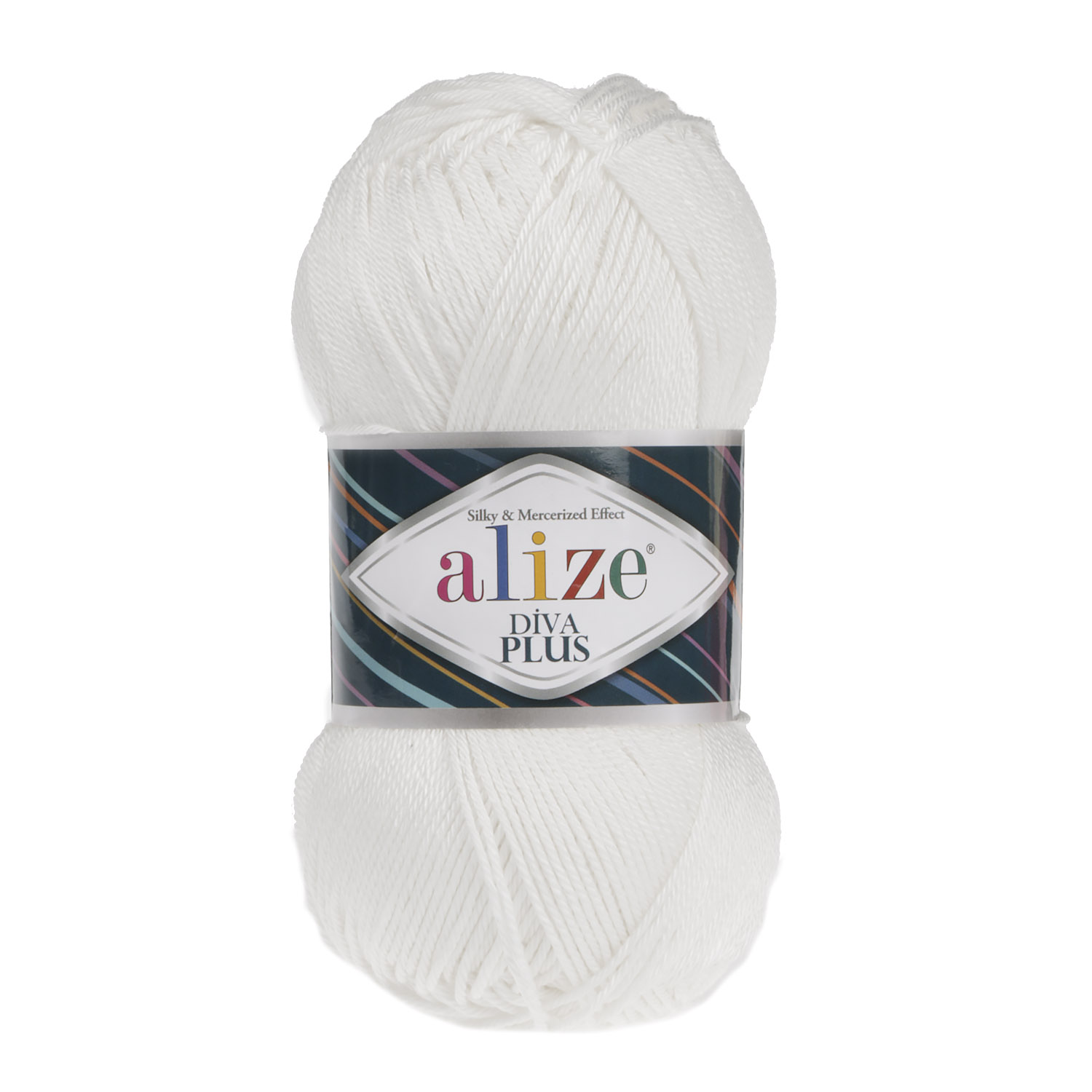 

Пряжа Alize 7725810 Diva Plus 1055 белый, Diva Plus