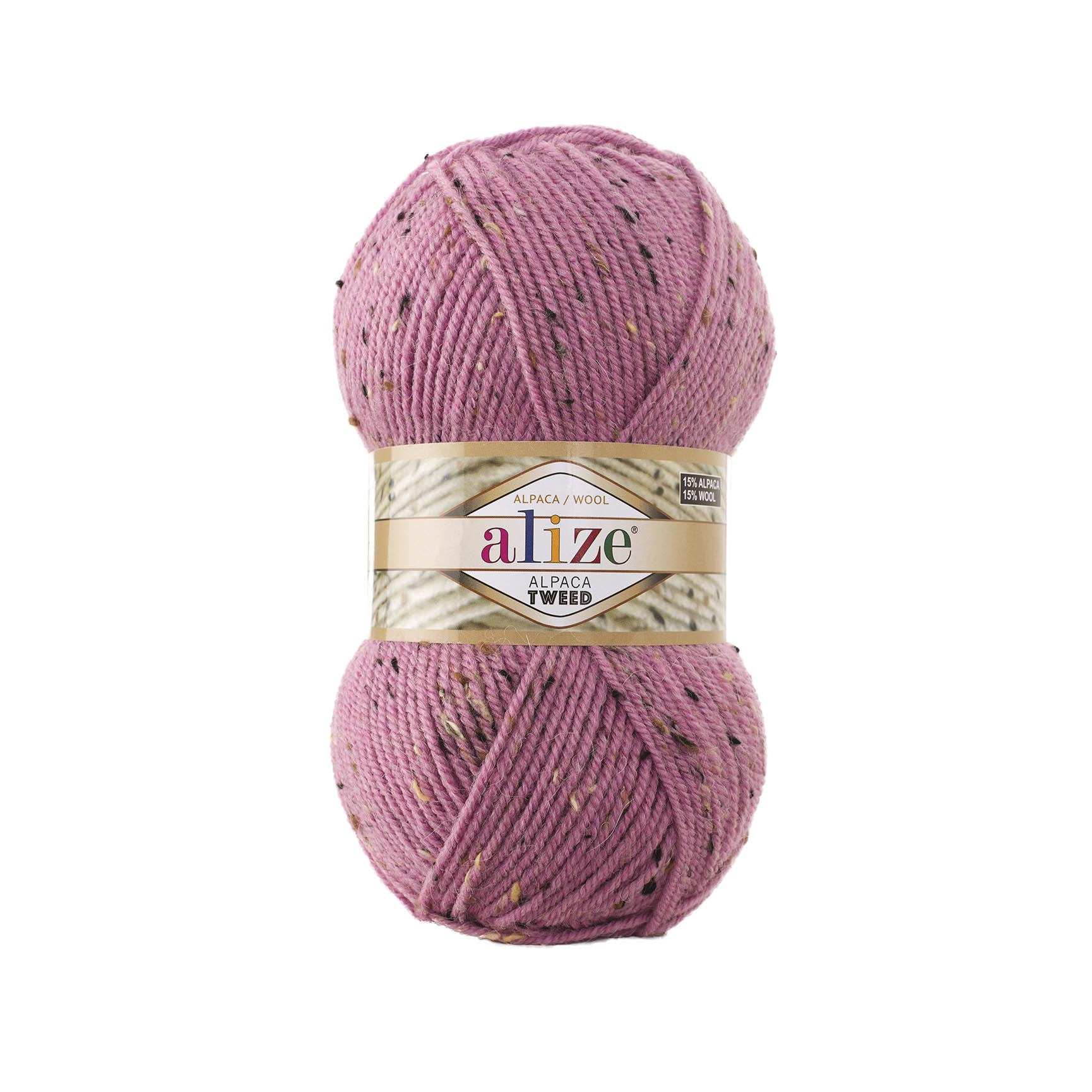 

Пряжа Alize 7728465 Alpaca Tweed 269 розовый, Alpaca Tweed