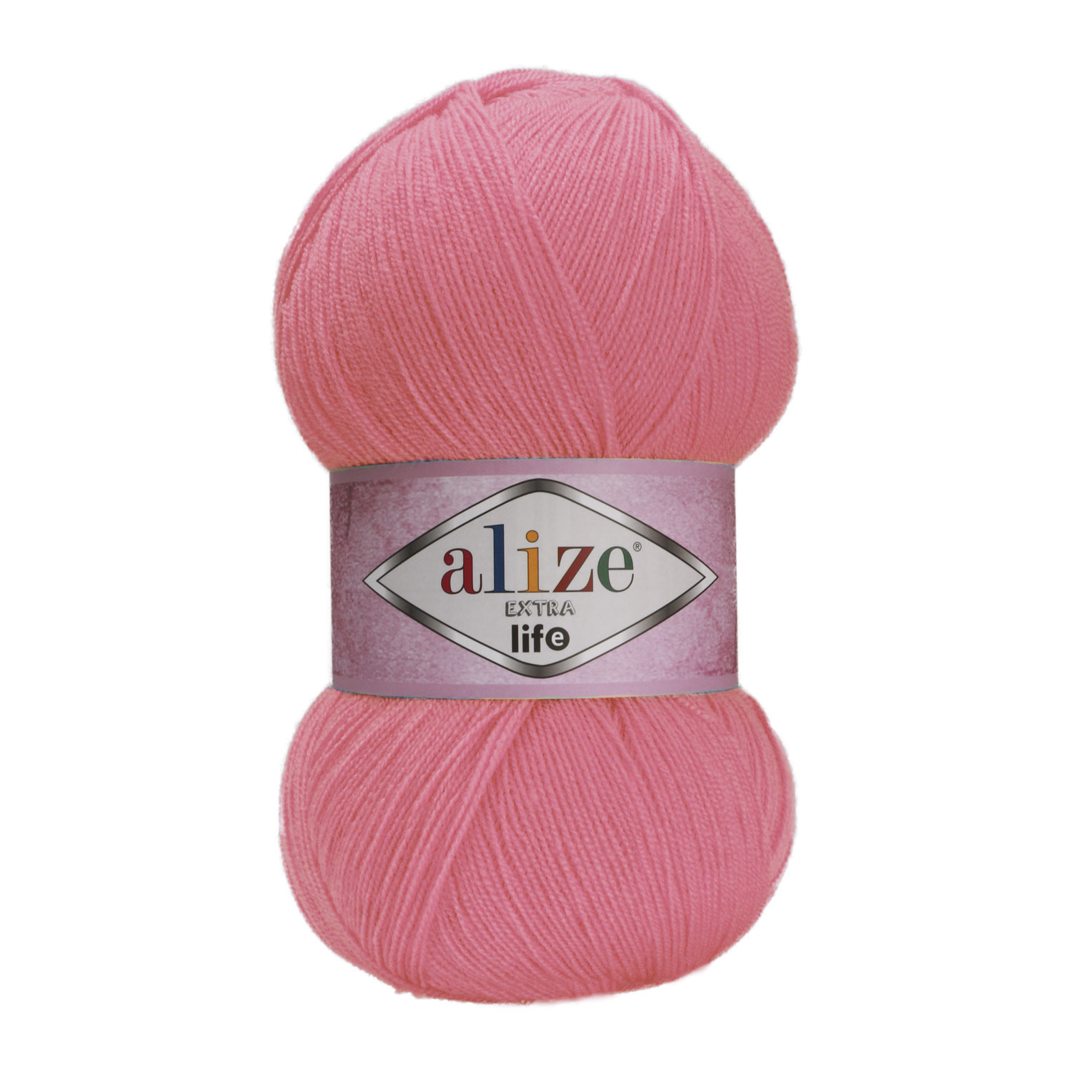 

Пряжа ALIZE 'Extra Life', 100г, 480м (100% Акрил) (930 розовый), 5 мотков, Extra Life