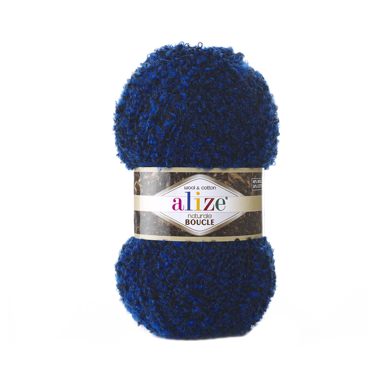 

Пряжа Alize 7728469 Naturale Boucle 6025 синий, Naturale Boucle