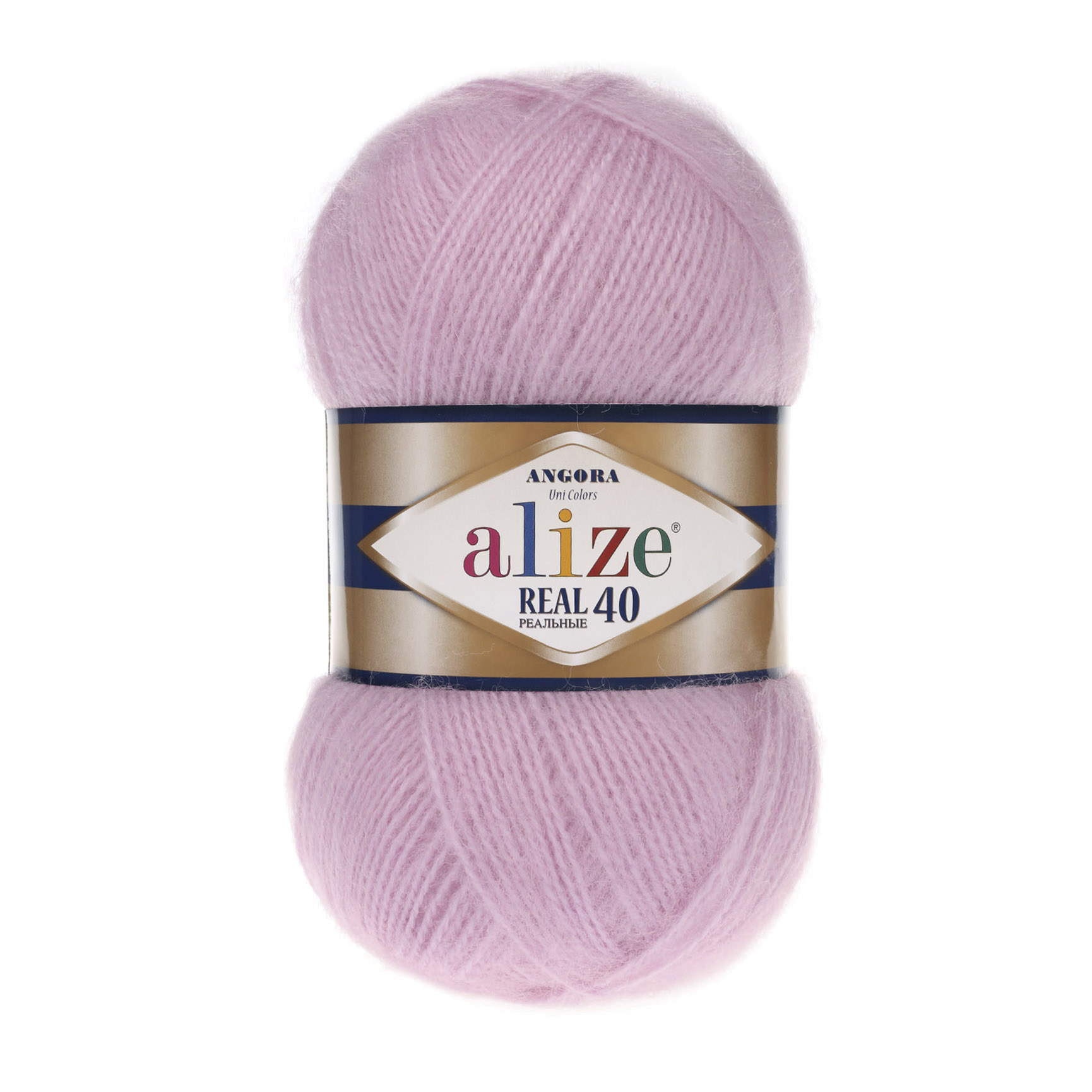 

Пряжа Alize "Angora real 40", цвет: 198 темно-розовый, 480 м, 100 грамм