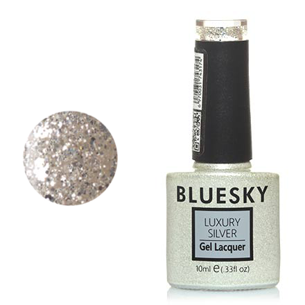 фото Гель-лак bluesky luxury silver №401