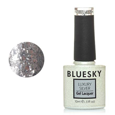 фото Гель-лак bluesky luxury silver №402