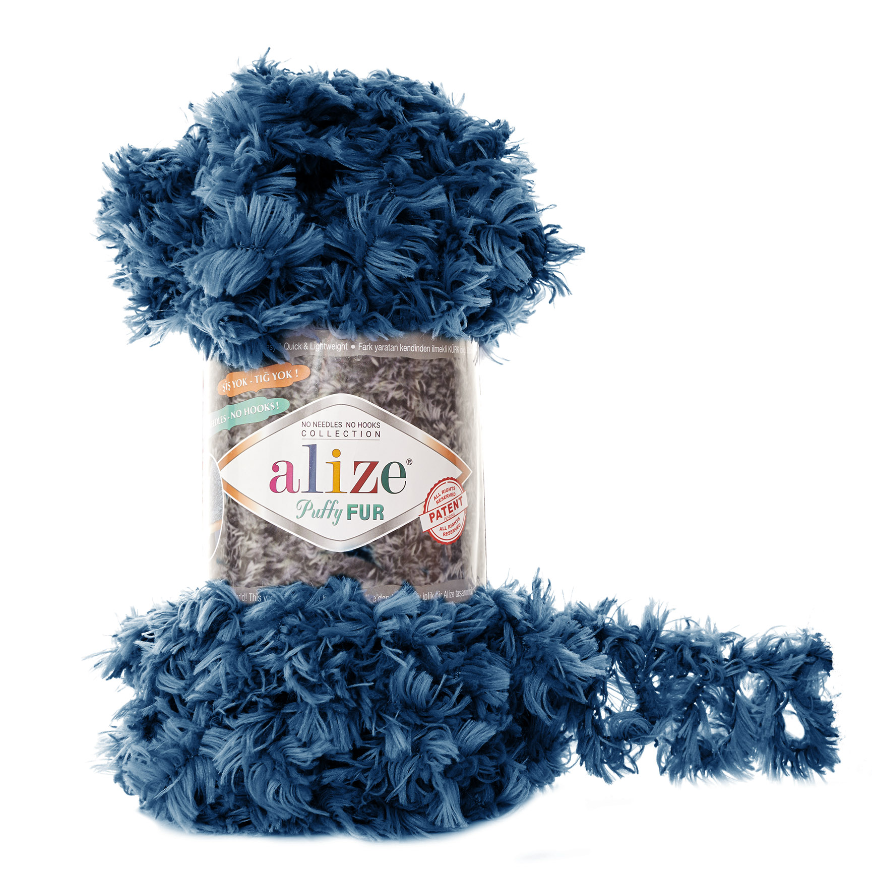 

Пряжа Alize "Puffy Fur", цвет: 6114, 6 м, 100 грамм