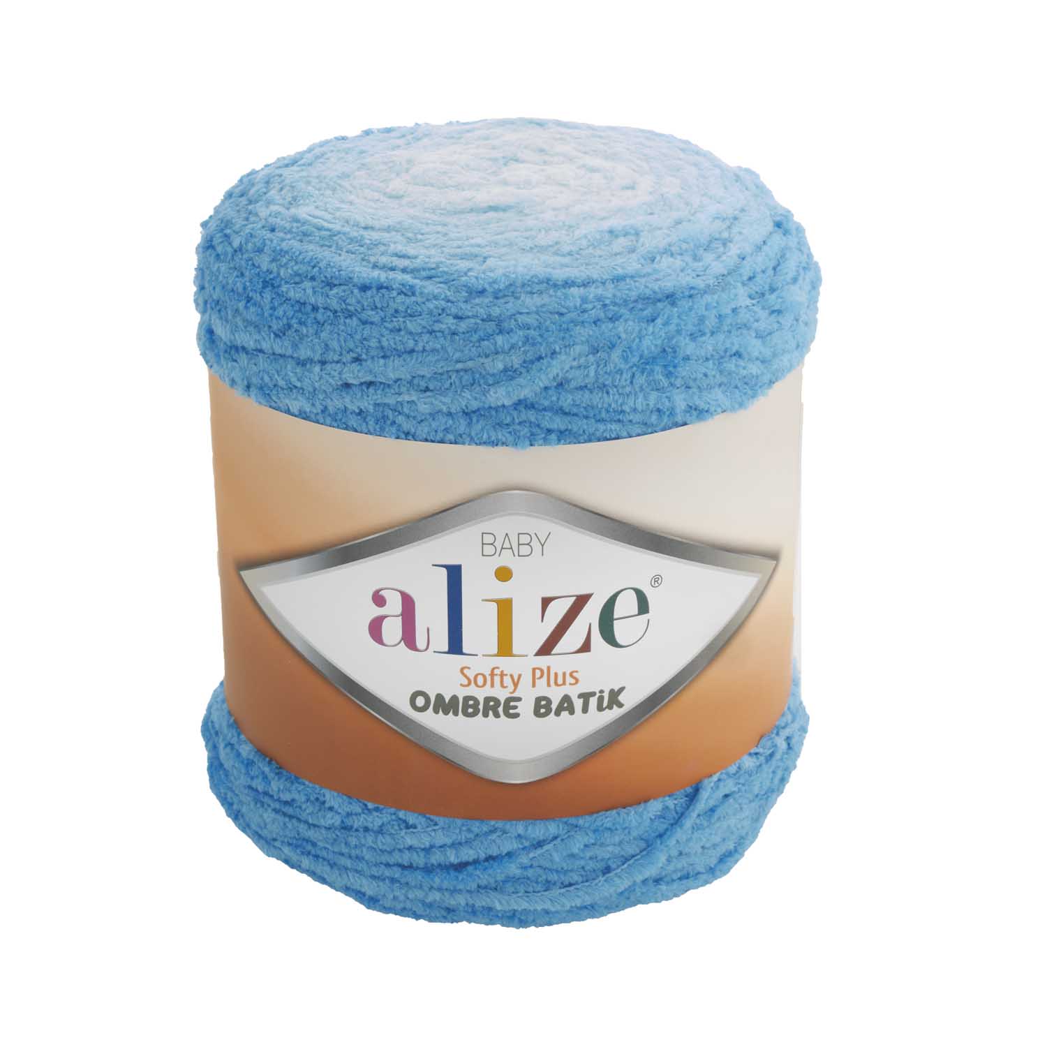 

Пряжа Alize "Softy Plus Ombre Batik", 600 метров, 500 грамм, цвет: 7281 бирюза