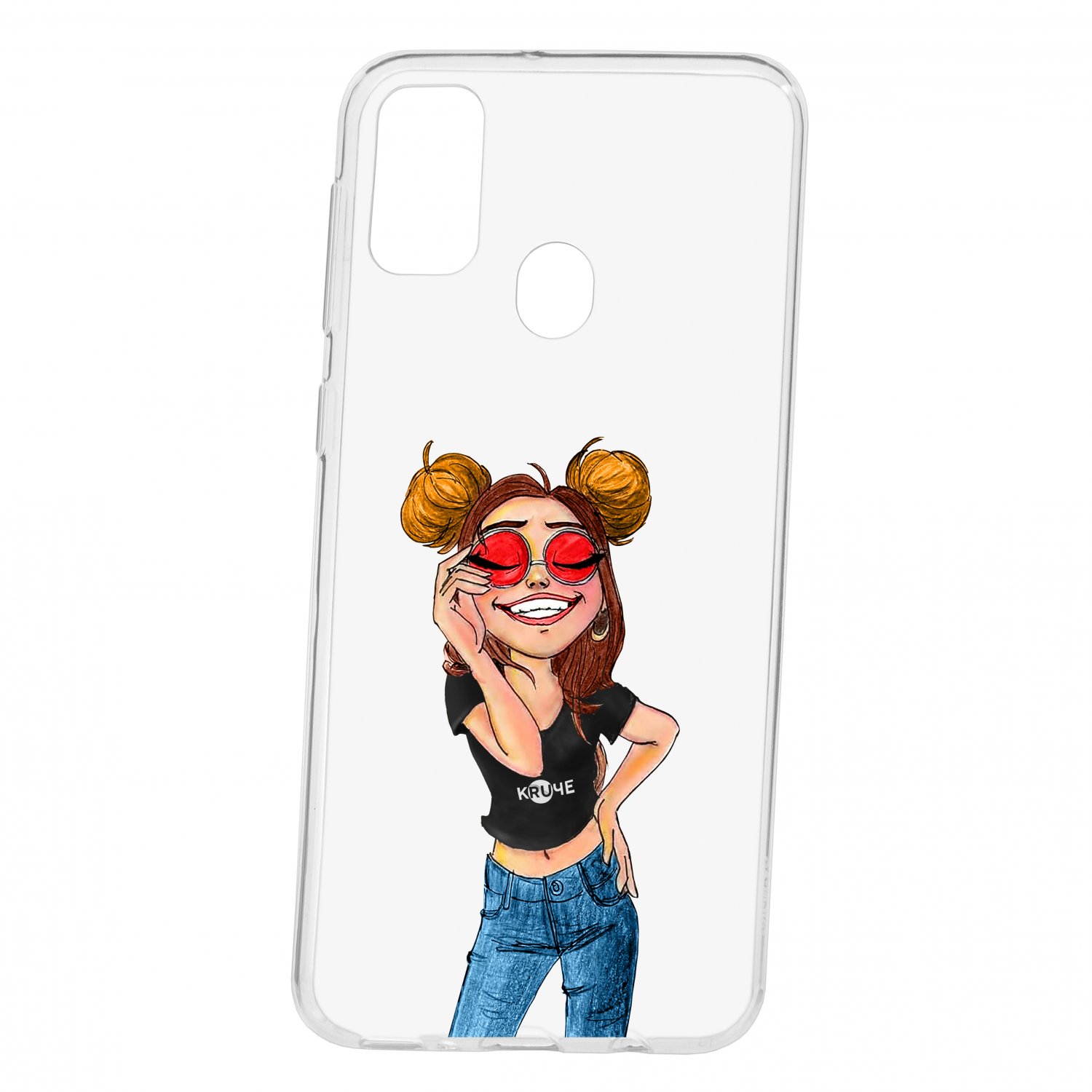 фото Чехол для samsung galaxy m30s кruче print smiling