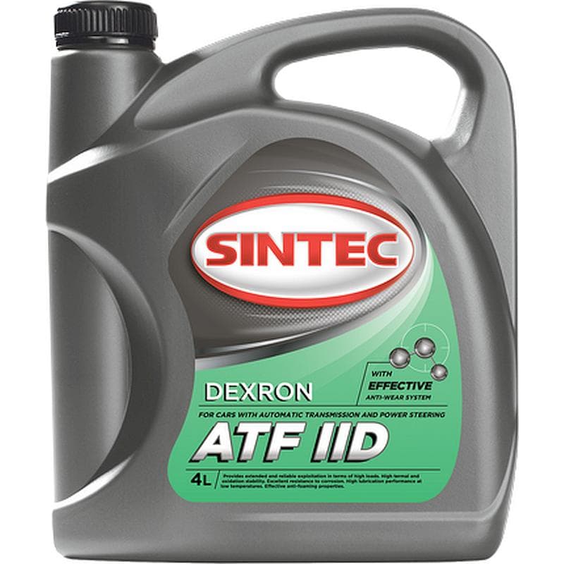 Трансмиссионное масло SINTEC ATF II DEXRON 4 л