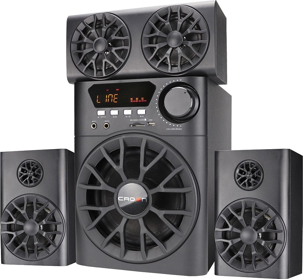 

Колонки компьютерные Crown CMBS-700 Black, CMBS-700