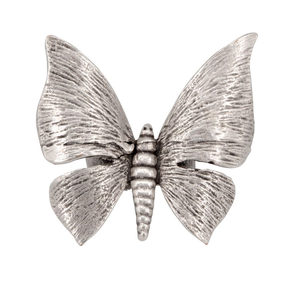 Кольцо бижутерное Бабочка OTOKODESIGN 54974 серебристое р.OS