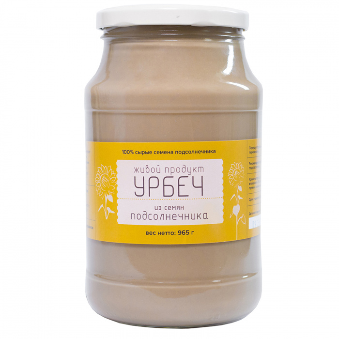 

Урбеч из семян подсолнуха Живой продукт 965 г