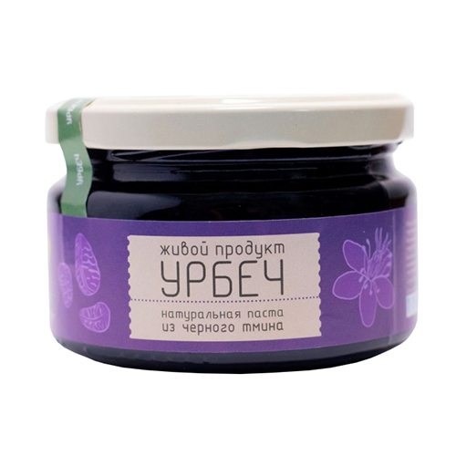 

Урбеч из семян чёрного тмина Живой продукт 225 г