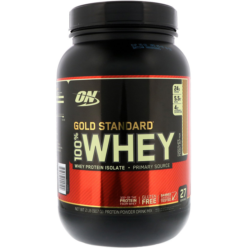 фото Протеин optimum nutrition 100% whey gold standard, 1480 г, chocolate peanut butter