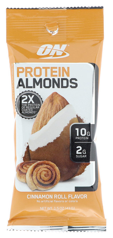 фото Optimum nutrition protein almonds 43 г (вкус: шоколад-арахисовое масло)