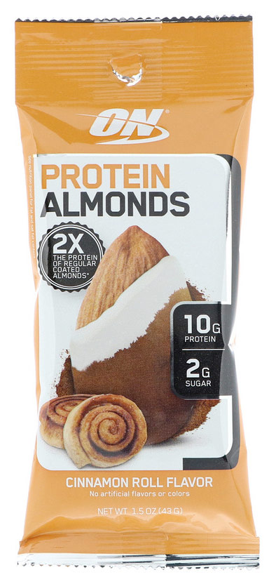 

Optimum Nutrition Protein Almonds 43 г (вкус: печенье-крем)
