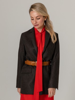 

Жакет женский ME TODAY Classic коричневый S, Classic