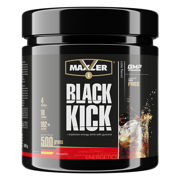 фото Энергетик maxler black kick, 500 г, cola