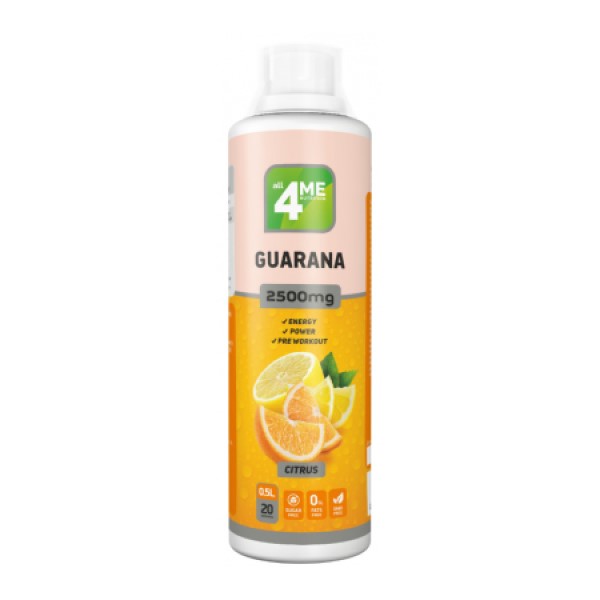 Энергетик 4Me Nutrition Guarana Concentrate, 500 мл, апельсин/лимон