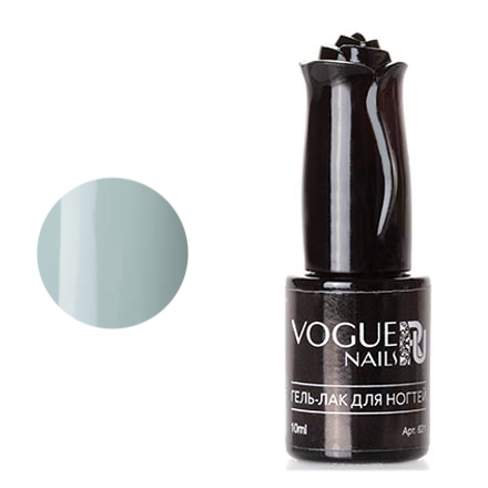 

Гель-лак Vogue Nails светлый зеленовато-серый без эффектов плотный 10 мл