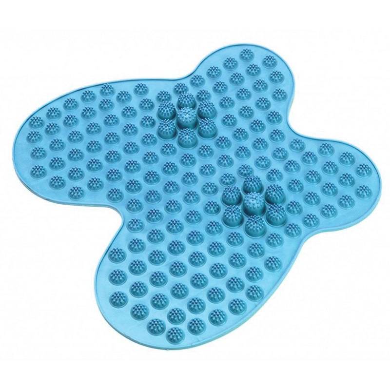 фото Массажный латексный коврик futzuki для ног голубой
