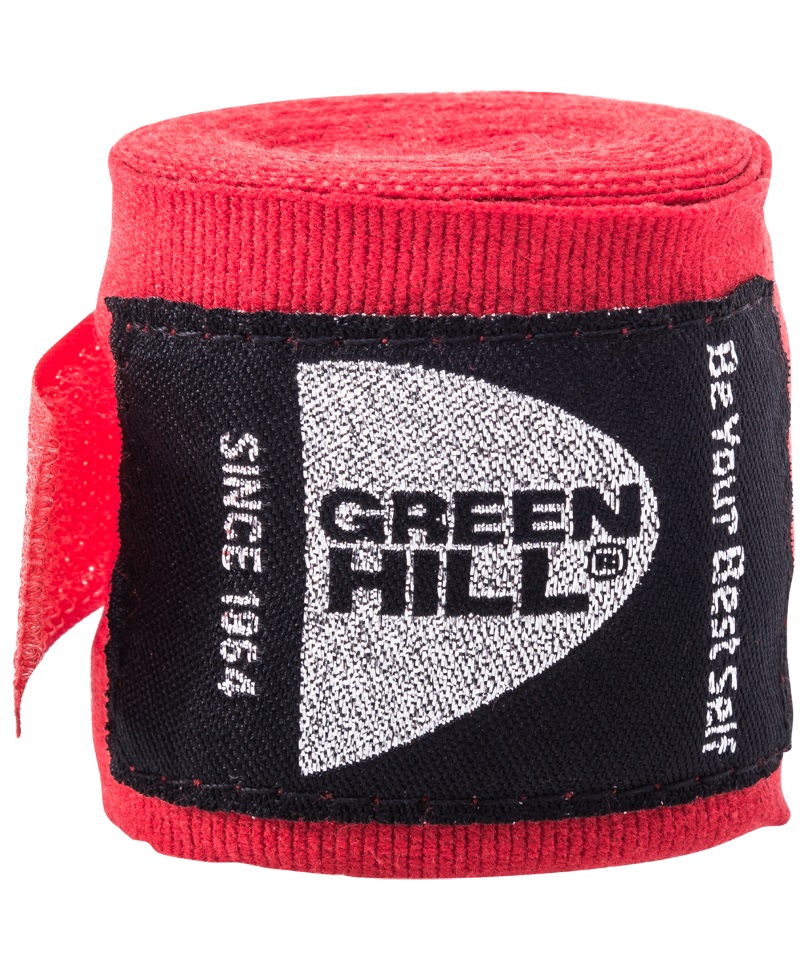 

Green Hill Бинт боксерский BP-6232d, 4,5м, эластик, красный
