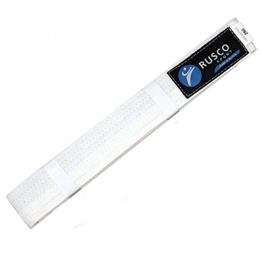 

Пояс для кимоно Rusco Sport white, 240 см, 3