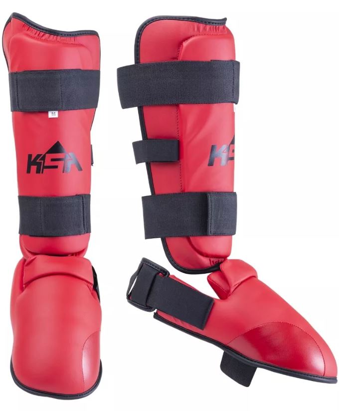 

Защита голени и стопы KSA Force, красная, XS, Красный, Force